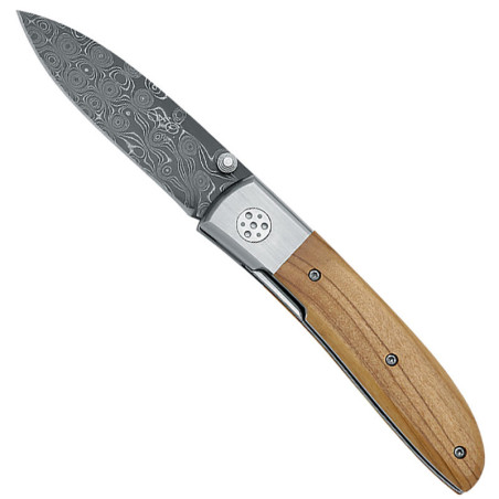 Coltello chiudibile tascabile Fox 273DOL Elite Collection con lama in acciaio damasco