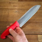 Coltello Santoku alveolato Coltelleria Piva cm 18