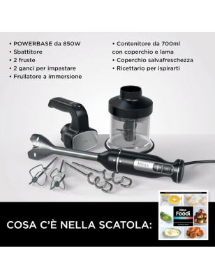 Frullatore ad immersione Ninja Powerbase 3 in 1