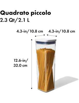 Contenitore POP spaghetti alto 2,1L