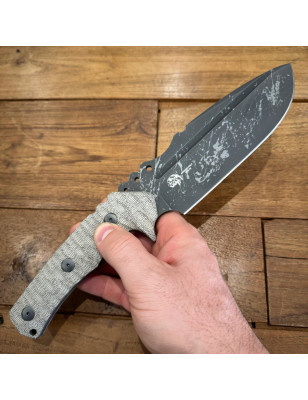 Coltello lama fissa Fox Uro FX-623 ODA Micarta verde