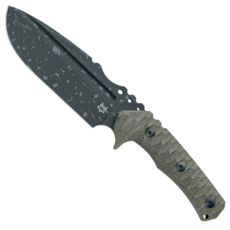 Coltello lama fissa Fox Uro FX-623 ODA Micarta verde