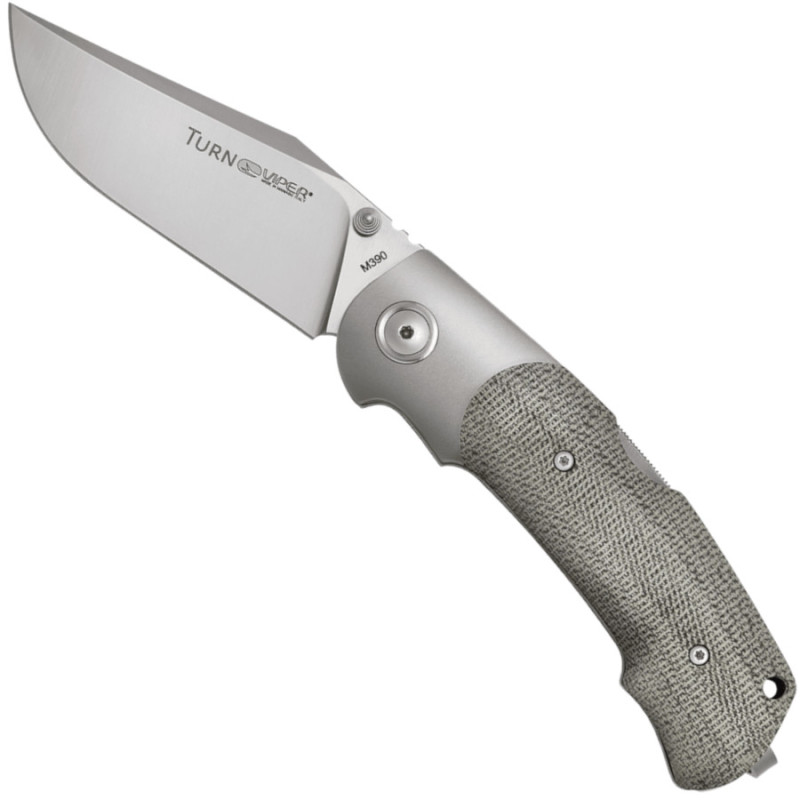 Coltello chiudibile Viper Turn CG Canvas Micarta verde Coltello chiudibile Viper Turn CG Canvas Micarta verde