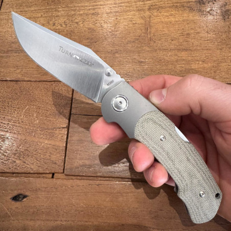 Coltello chiudibile Viper Turn CG Canvas Micarta verde