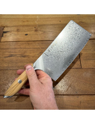 XINZUO X01-DC COLTELLO MANNAIA CINESE LEGNO DI ULIVO