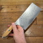 XINZUO X01-DC COLTELLO MANNAIA CINESE LEGNO DI ULIVO