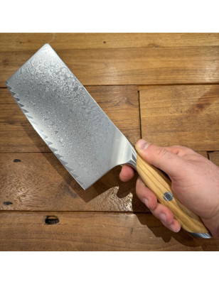 XINZUO X01-DC COLTELLO MANNAIA CINESE LEGNO DI ULIVO