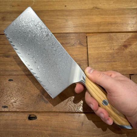 XINZUO X01-DC COLTELLO MANNAIA CINESE LEGNO DI ULIVO