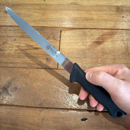 Coltello da pesca per sfilettare Mac D300 con fodero
