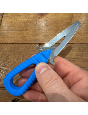 Coltello subacqueo a lama fissa con fodero rigido incluso