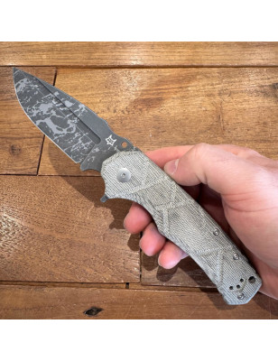 Coltello chiudibile Fox Uro FX-557 Micarta verde OD
