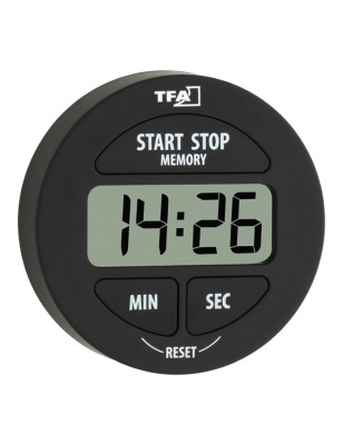 Timer/cronometro digitale con calamita Cm Ø5,5