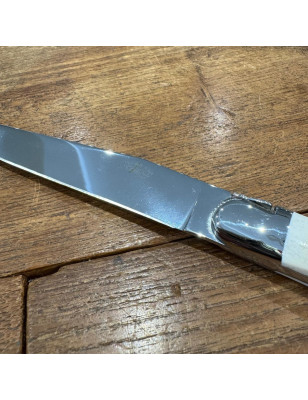 Coltelli da tavola, finitura lucida con manico in corno di cervo, set da 6