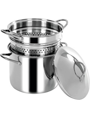 Cuocipasta Barazzoni Pastamania acciaio inox 22 cm
