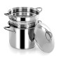 Cuocipasta Barazzoni Pastamania acciaio inox 22 cm