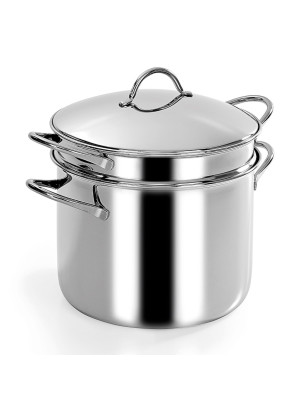 Cuocipasta Barazzoni Pastamania acciaio inox 22 cm