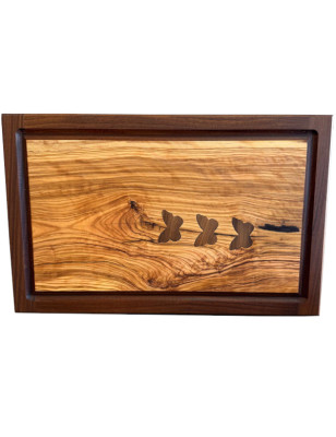 robe di legno tagliere con farfalle 54x34