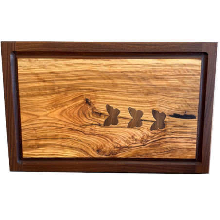 robe di legno tagliere con farfalle 54x34