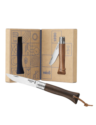 Coltello chiudibile Opinel néo6 Opiflex legno di Noce nero