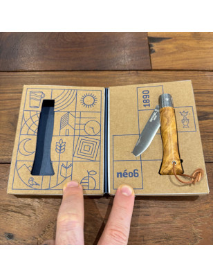 Coltello tascabile opinel per picnic, campeggio, camping, montagna, escursioni, trekking