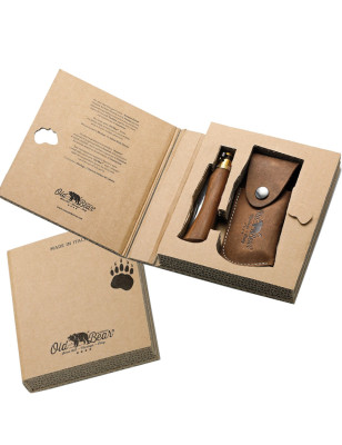 Cofanetto a libro con coltello chiudibile | Old Bear