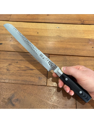 Coltello pane acciaio damasco | Yaxell ZEN