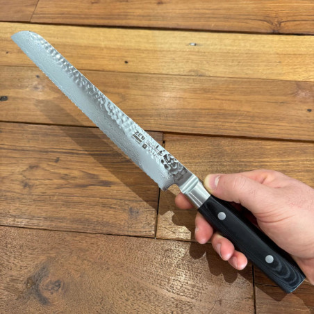 Coltello pane acciaio damasco | Yaxell ZEN