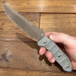 Coltello militare lama fissa | Fox Audax FX-615 Micarta verde