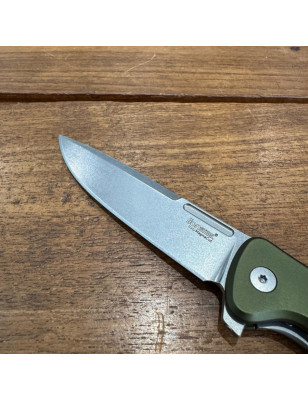 Coltello chiudibile |Lionsteel Skinny alluminio verde SK01A GS