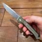 Coltello chiudibile |Lionsteel Skinny alluminio verde SK01A GS