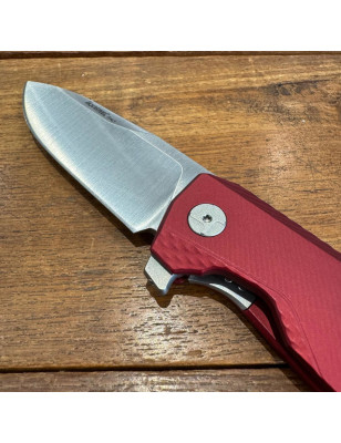 Coltello chiudibile | Lionsteel Rock ROK A RS alluminio rosso