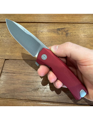 Coltello chiudibile | Lionsteel Rock ROK A RS alluminio rosso