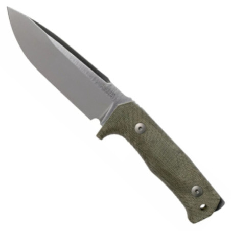 Coltello tattico lama fissa | Lionsteel T5 CVG Micarta verde