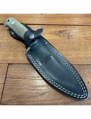 Coltello tattico lama fissa | Lionsteel T5 CVG Micarta verde