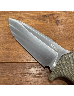 Coltello tattico lama fissa | Lionsteel T5 CVG Micarta verde