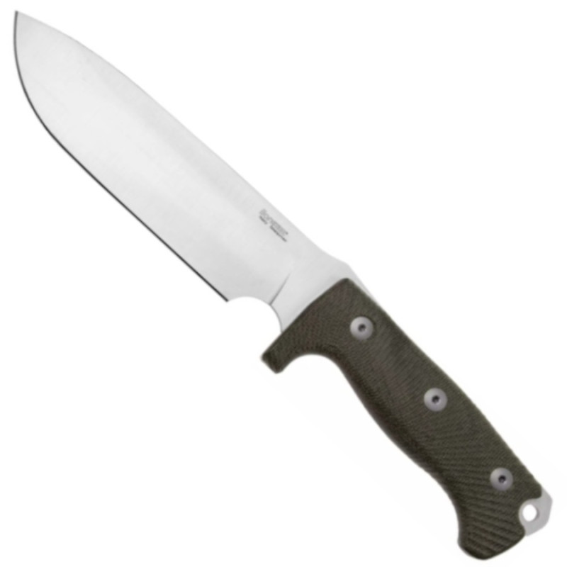 Coltello lama fissa | Lionsteel M7 CVG Micarta verde