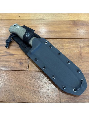 Coltello lama fissa | Lionsteel M7 CVG Micarta verde