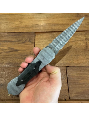 Coltello custom damasco | Daniele Ibba collezione privata
