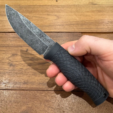 Coltello lama fissa | Boker Bronco Mini TPE nero