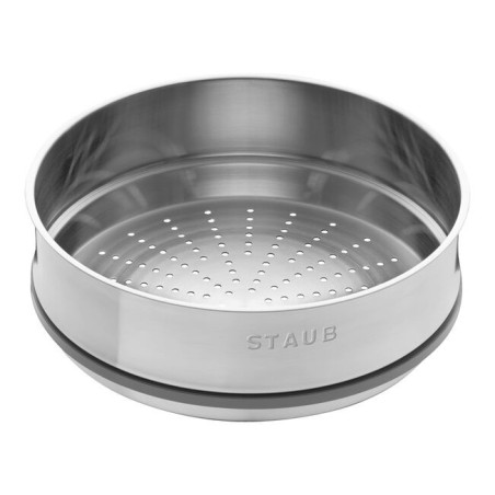 Casseruola rotonda Staub con cestello a vapore 24 cm