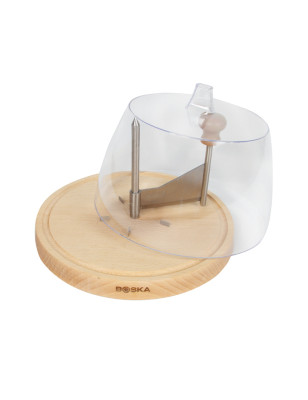 Tagliere raschia formaggio Girolle con campana Amigo cm Ø22