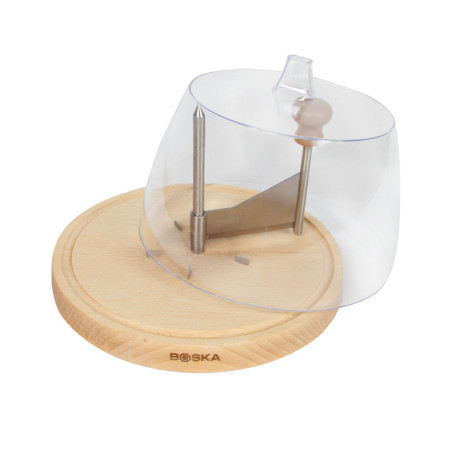 Tagliere raschia formaggio Girolle con campana Amigo cm Ø22