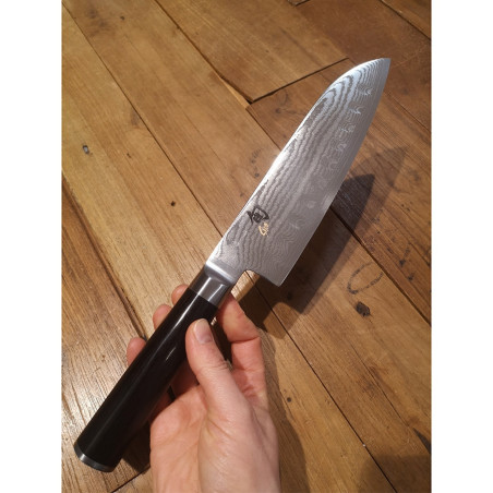 Coltello Santoku alveolato damasco Kai DM-0718 cm 18