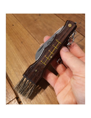 Coltello da tasca per funghi Fox 405 legno di Palissandro