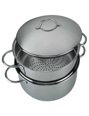 Set vapore inox Barazzoni cm 24