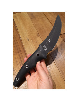 Coltello militare Fox FX-512 Recon con manico in micarta nero