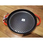 Grill rotondo Staub in ghisa rosso ciliegia 30 cm Grill rotondo Staub in ghisa rosso ciliegia 30 cm