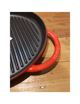 Grill in ghisa rotondo Staub. Prodotto di alta qualità made in France