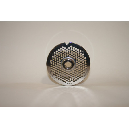 Piastra tritacarne Patrizio acciaio inox modello 12 foro 3