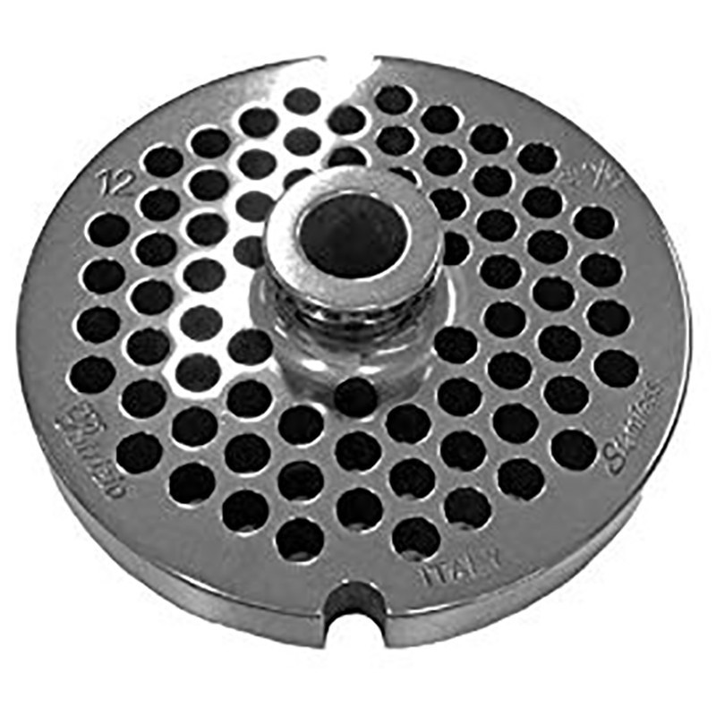 Piastra tritacarne Patrizio acciaio inox modello 12 foro 4,5